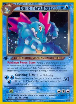 Dark Feraligatr (Neo Destiny #5/105)