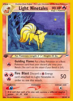 Light Ninetales (Neo Destiny #50/105)