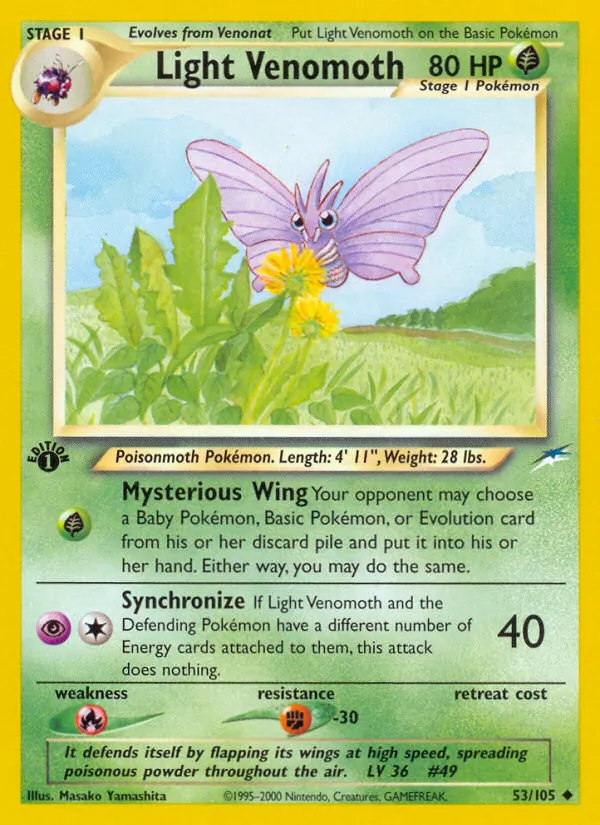 Light Venomoth (Neo Destiny #53/105)