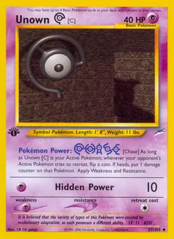 Unown [C] (Neo Destiny #57/105)