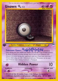 Unown [Q] (Neo Destiny #59/105)