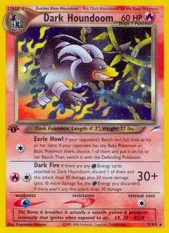 Dark Houndoom (Neo Destiny #7/105)