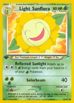 Light Sunflora (Neo Destiny #72/105)