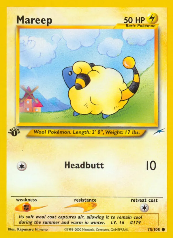 Mareep (Neo Destiny #75/105)