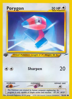Porygon (Neo Destiny #78/105)