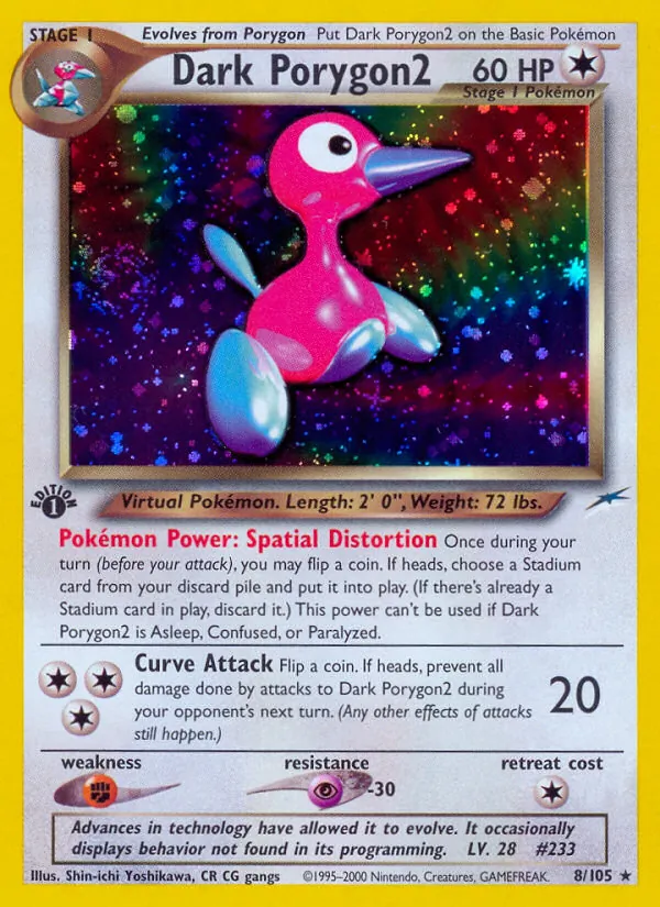 Dark Porygon2 (Neo Destiny #8/105)