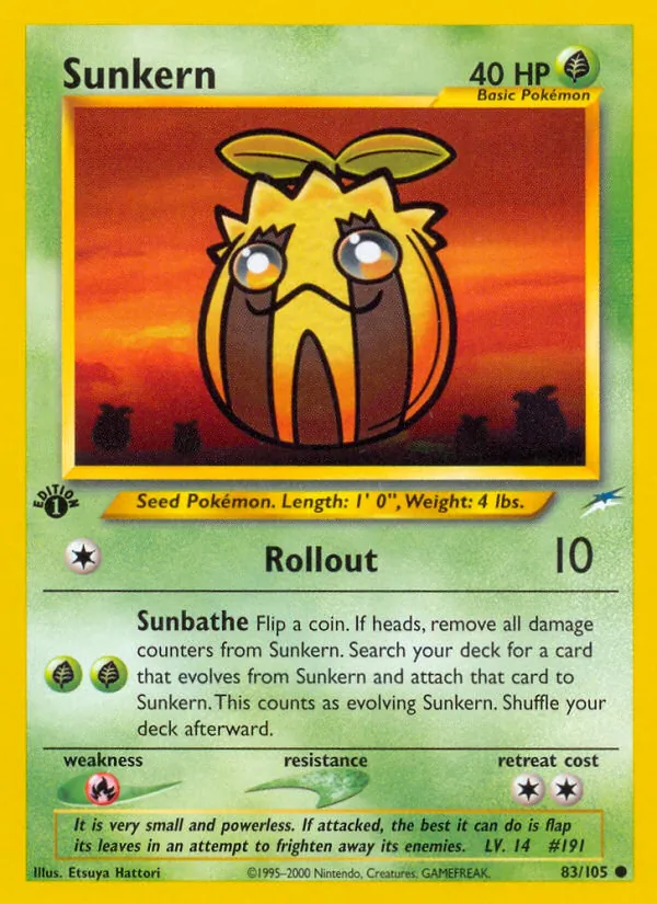 Sunkern (Neo Destiny #83/105)