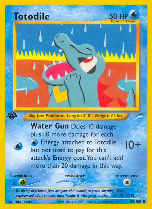 Totodile (Neo Destiny #85/105)