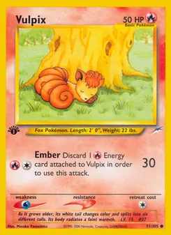 Vulpix (Neo Destiny #91/105)