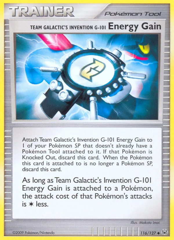 Team Galactic's Invention G-101 Energy Gain (Platino #116/127)