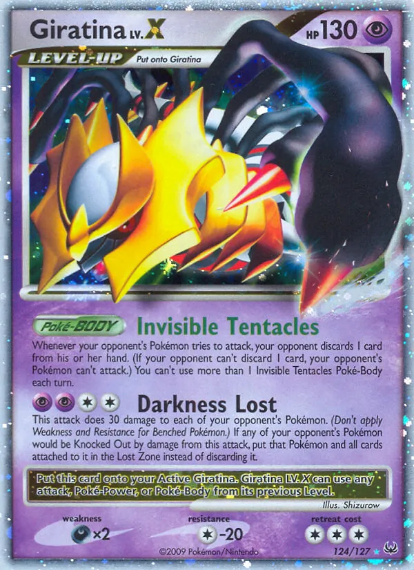 Giratina LV.X (Platinum #124/127)