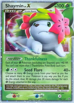 Shaymin LV.X (Platino #126/127)