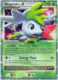 Shaymin LV.X (Platino #127/127)