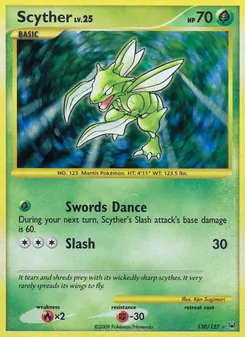 Scyther (Platino #130/127)