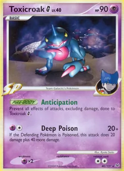 Toxicroak G (Platinum #40/127)