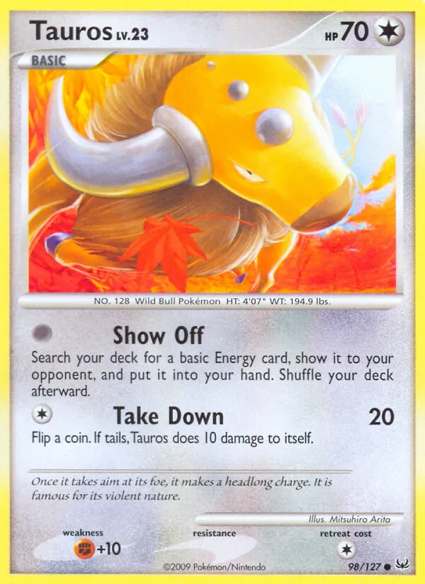 Tauros (Platinum #98/127)