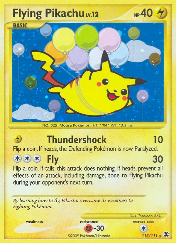Flying Pikachu (Rising Rivals #113/111)