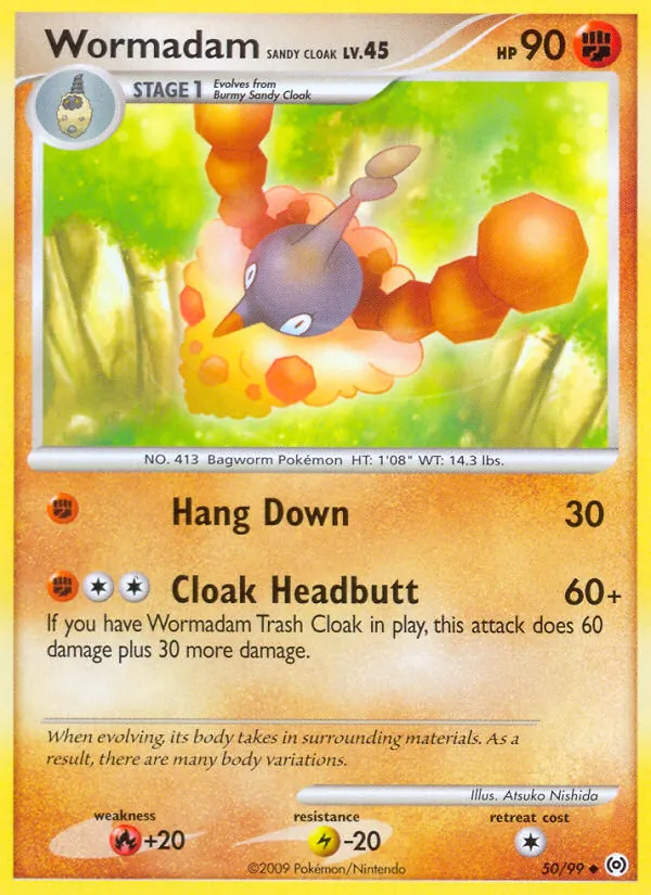 Wormadam Sandy Cloak (Arceus #50/99)