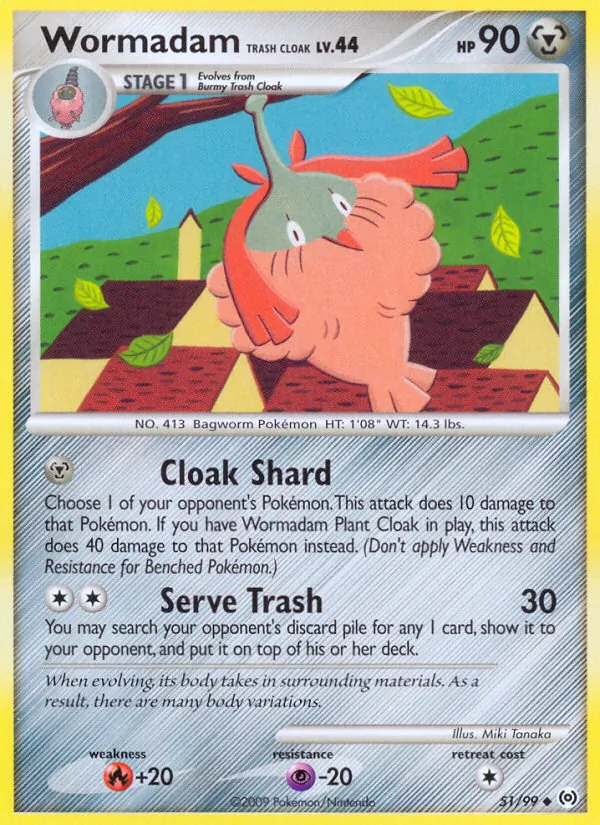 Wormadam Trash Cloak (Arceus #51/99)