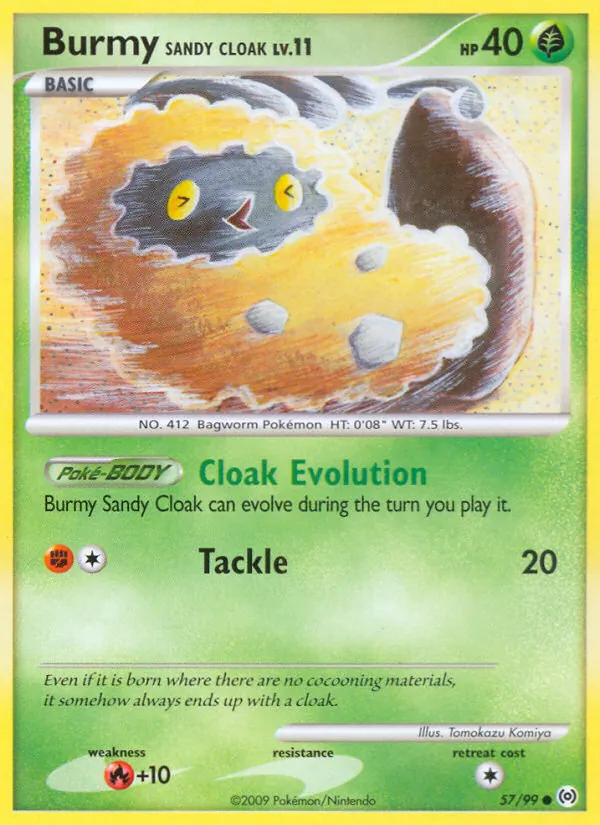 Burmy Sandy Cloak (Arceus #57/99)