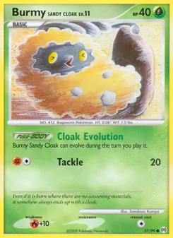 Burmy Sandy Cloak (Arceus #57/99)