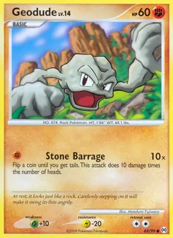 Geodude (Arceus #65/99)