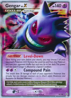 Gengar LV.X (Arceus #97/99)
