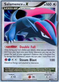 Salamence LV.X (Arceus #98/99)