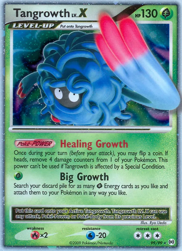 Tangrowth LV.X (Arceus #99/99)
