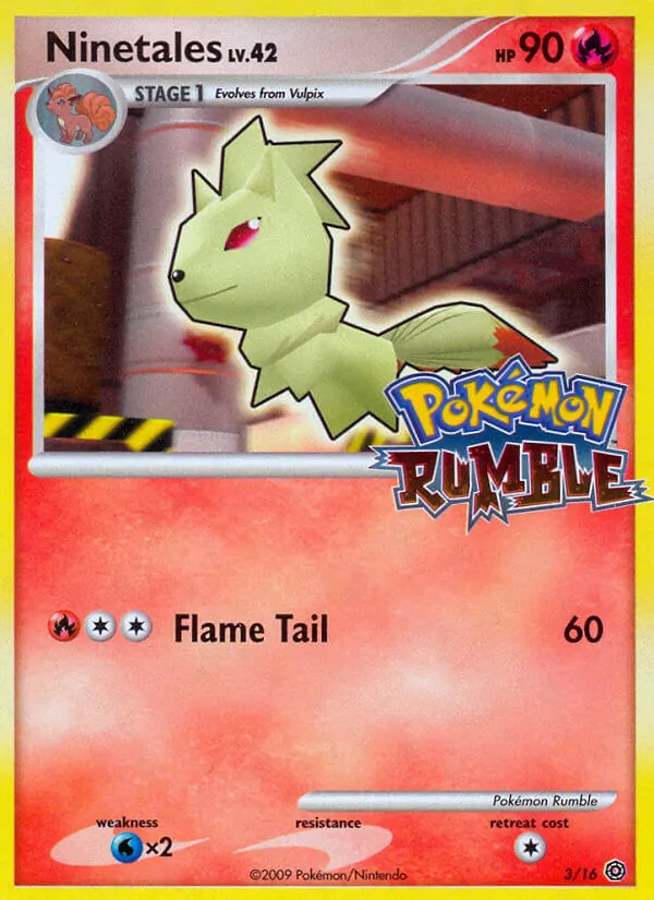 Ninetales (Pokémon Rumble #3/16)