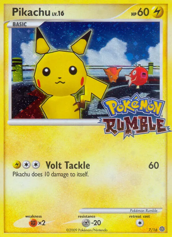 Pikachu (Pokémon Rumble #7/16)
