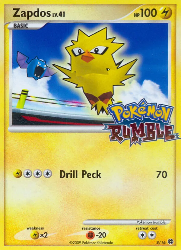 Zapdos (Pokémon Rumble #8/16)