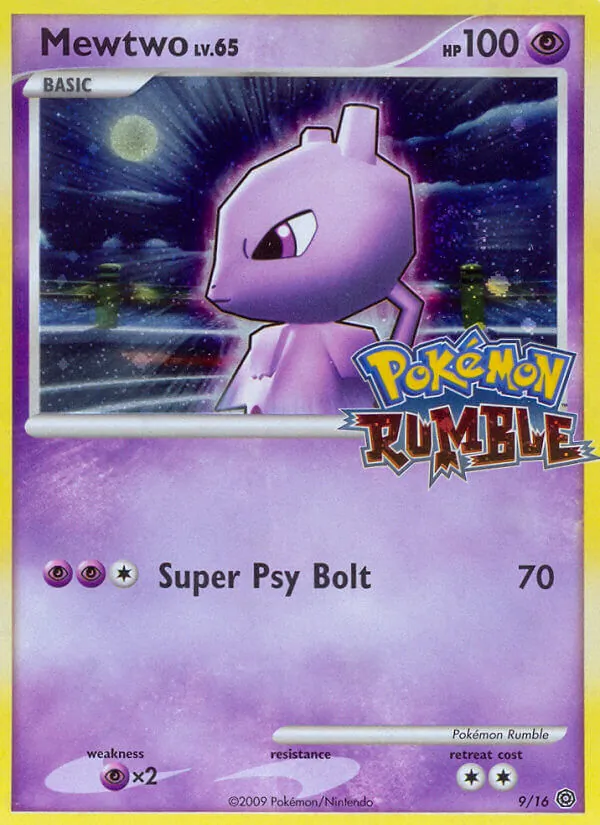 Mewtwo (Pokémon Rumble #9/16)