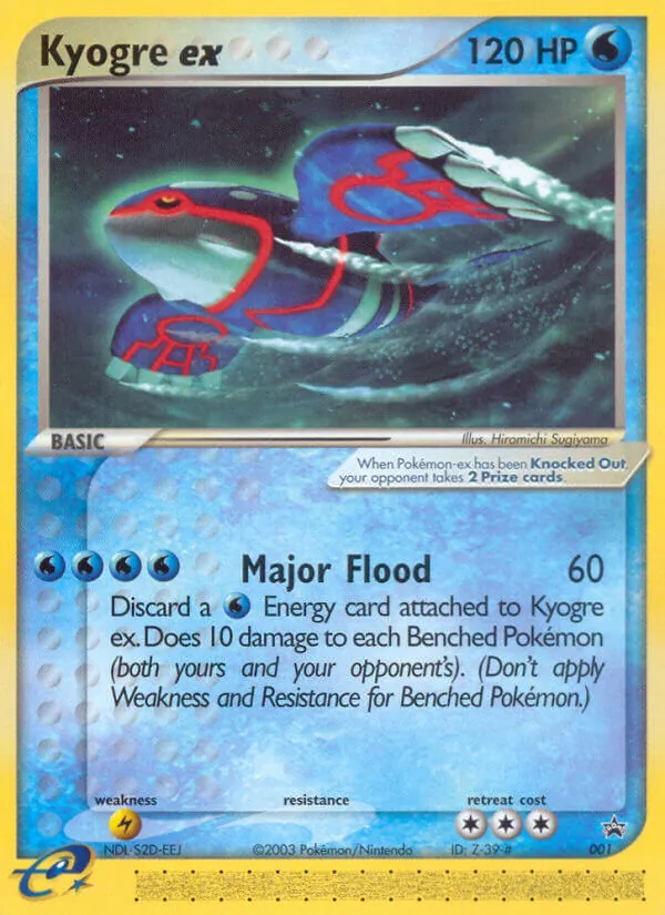 Kyogre ex (Nintendo Black Star Promos #001)