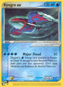 Kyogre ex (Nintendo Black Star Promos #001)