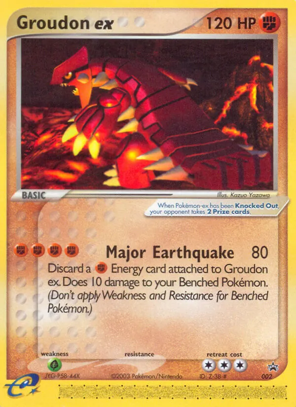 Groudon ex (Nintendo Black Star Promos #002)