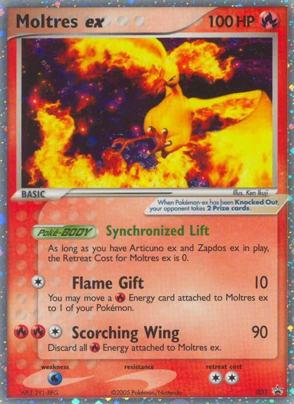 Moltres ex (Nintendo Black Star Promos #031)