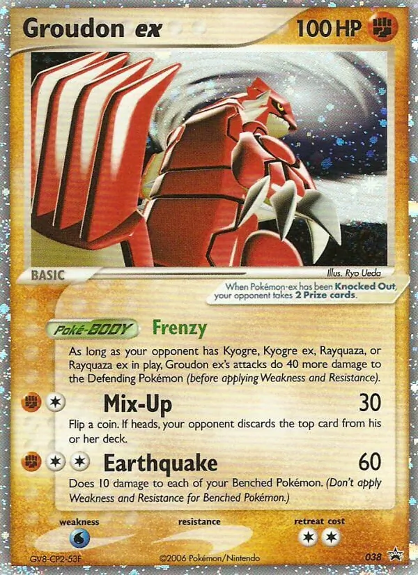 Groudon ex (Nintendo Black Star Promos #038)