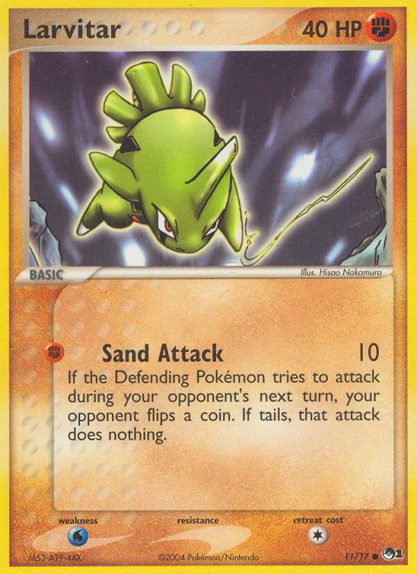 Larvitar (POP Series 1 #11/17)