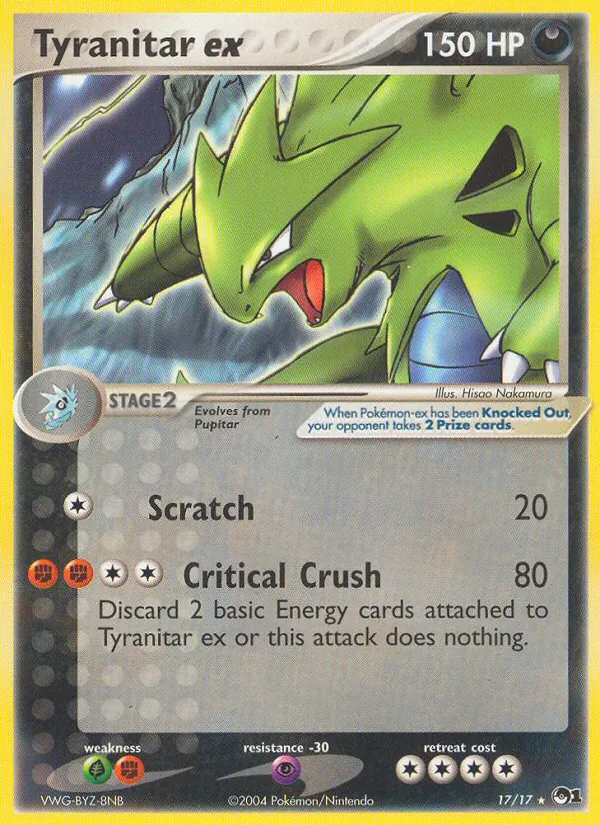 Tyranitar ex (POP Series 1 #17/17)