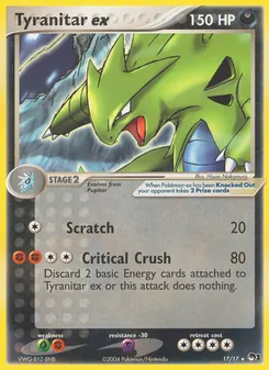Tyranitar ex (POP Series 1 #17/17)