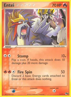 Entei (POP Series 2 #1/17)