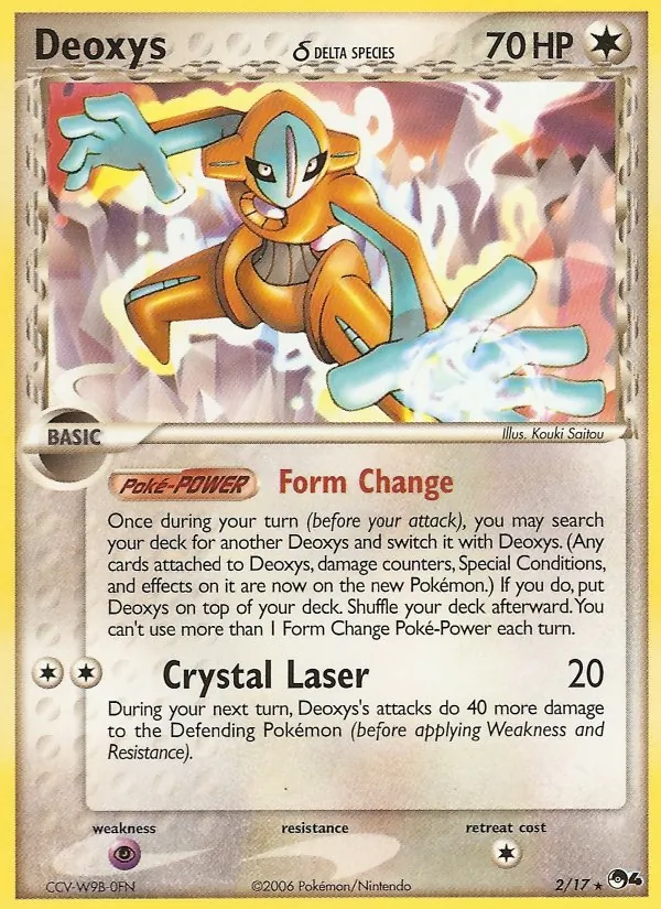 Deoxys δ (POP Series 4 #2/17)
