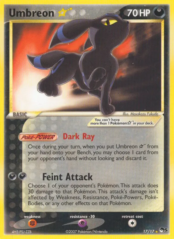 Umbreon ★ (POP Series 5 #17/17)