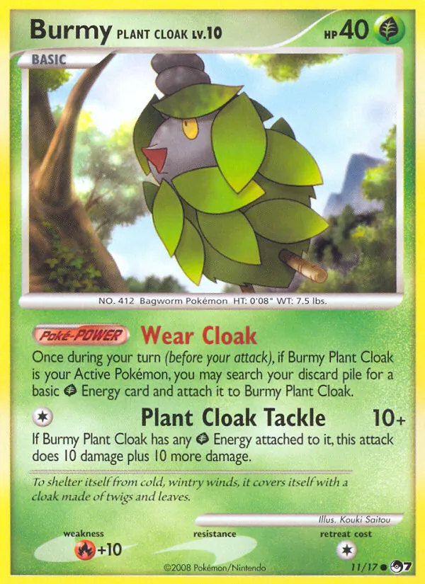 Burmy Plant Cloak (POP Series 7 #11/17)