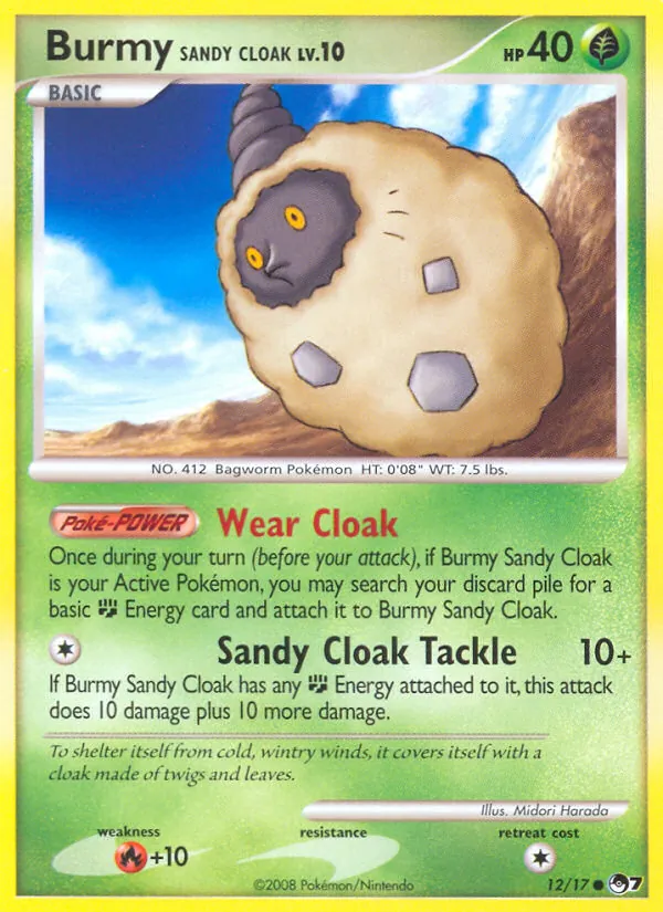 Burmy Sandy Cloak (POP Series 7 #12/17)