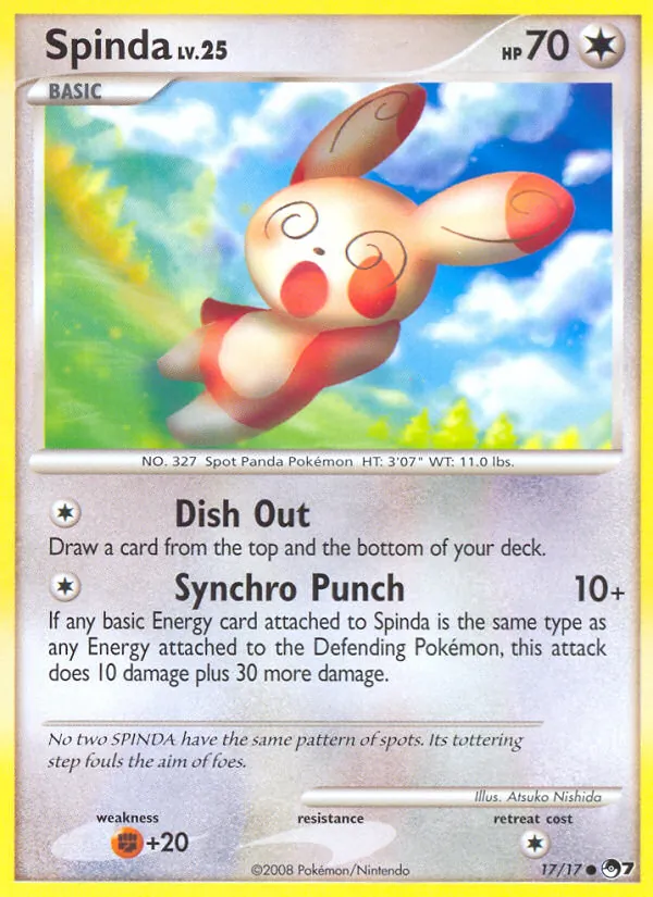 Spinda (POP Series 7 #17/17)
