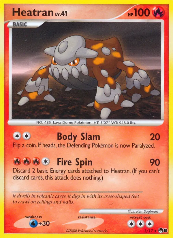 Heatran (POP Series 8 #1/17)
