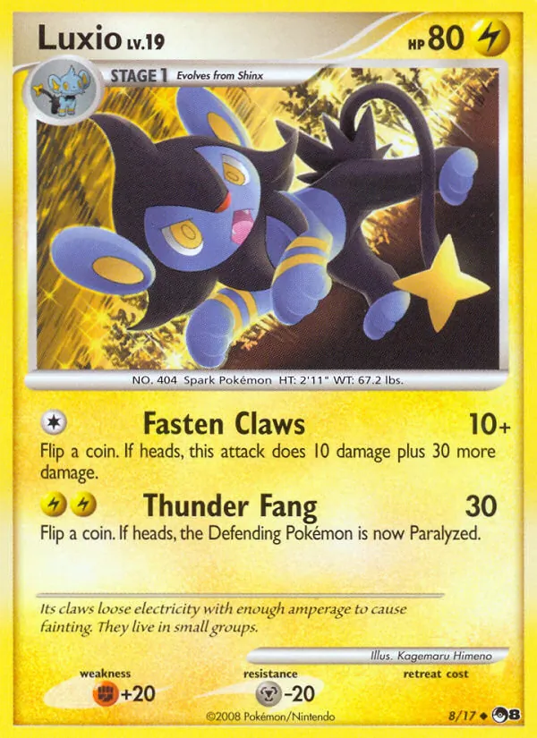 Luxio (POP Series 8 #8/17)