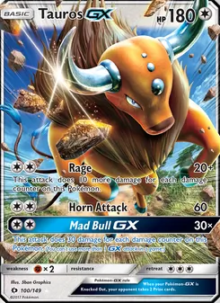 Tauros GX (Sun & Moon #100/149)